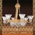 RIPERLAMP, lamparas clásicas de bronce para techo, lamparas de lujo